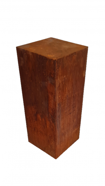 Edelrost Säule schlicht 30 x 30 x 75cm